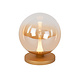 Lucide GISELA - Tafellamp - Ø 16 cm - LED Dimb. - 1x5W 2700K - Amber - Premium