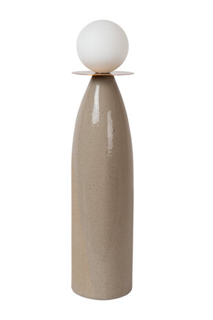 Lucide FIGARO - Tafellamp - Ø 12 cm, H 53,5cm - 1xG9 - Grijs