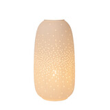 Lucide FLORES - Tafellamp - Ø 17,5 cm - 1xE14 - Wit