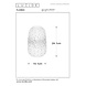 Lucide FLORES - Tafellamp - Ø 14,1 cm - 1xE14 - Wit Lucide FLORES - Tafellamp - Ø 14,1 cm - 1xE14 - Wit