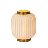 Lucide GOSSE - Tafellamp - Ø 19,5 cm - 1xE14 - Wit Lucide GOSSE - Tafellamp - Ø 19,5 cm - 1xE14 - Wit
