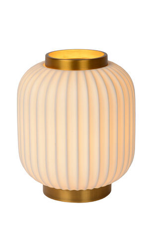 Lucide GOSSE - Tafellamp - Ø 19,5 cm - 1xE14 - Wit Lucide GOSSE - Tafellamp - Ø 19,5 cm - 1xE14 - Wit