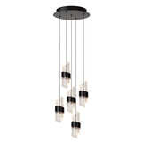Lucide KLIGANDE - Hanglamp - Ø 30 cm - LED Dimb. - 5x8W 2700K - Zwart Lucide KLIGANDE - Hanglamp - Ø 30 cm - LED Dimb. - 5x8W 2700K - Zwart