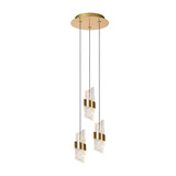 Lucide KLIGANDE - Hanglamp - Ø 25 cm - LED Dimb. - 3x8W 2700K - Mat Goud / Messing Lucide KLIGANDE - Hanglamp - Ø 25 cm - LED Dimb. - 3x8W 2700K - Mat Goud / Messing