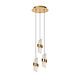 Lucide KLIGANDE - Hanglamp - Ø 25 cm - LED Dimb. - 3x8W 2700K - Mat Goud / Messing Lucide KLIGANDE - Hanglamp - Ø 25 cm - LED Dimb. - 3x8W 2700K - Mat Goud / Messing