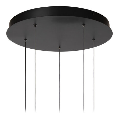 Lucide GISELA - Hanglamp - Ø 57 cm - LED Dimb. - 2700K - Met vervangbare LED-module - Amber - Premium