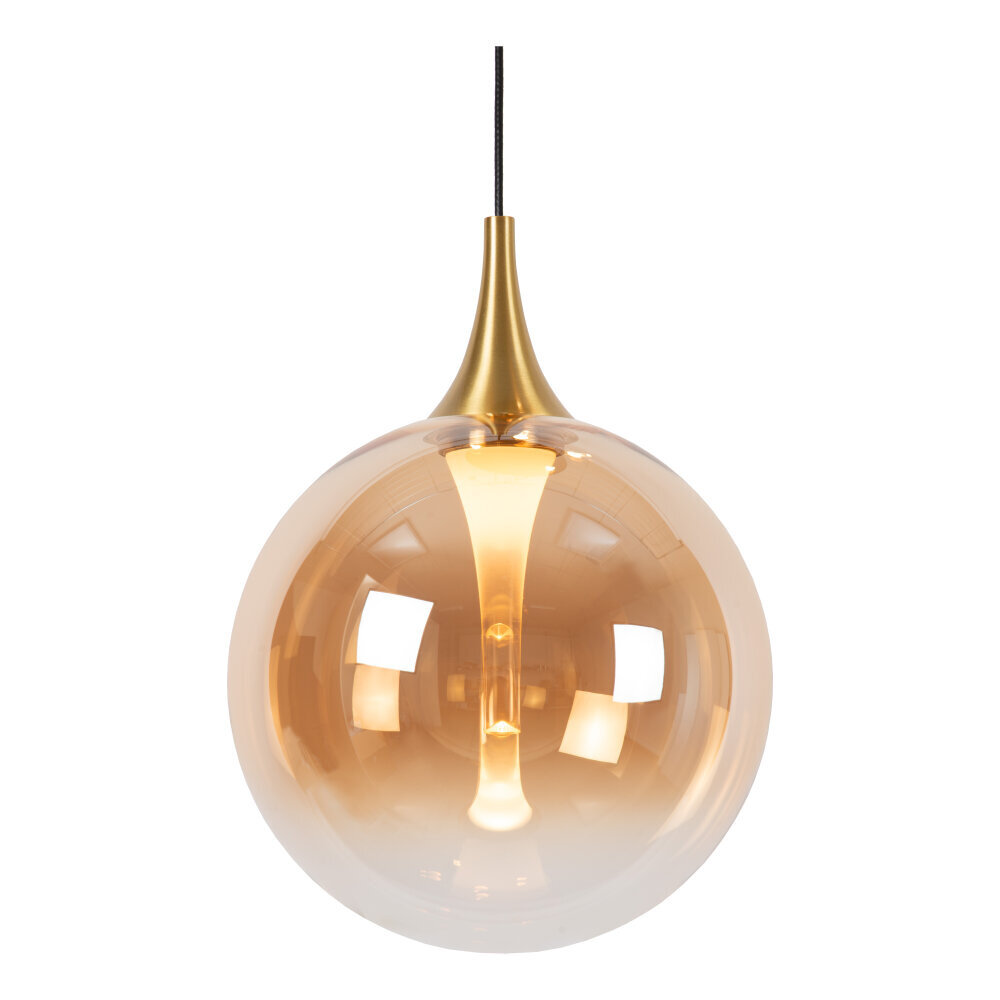 Lucide GISELA - Hanglamp - LED Dimb. - 5x4W 2700K - Met vervangbare LED-module - Amber - Premium Lucide GISELA - Hanglamp - LED Dimb. - 5x4W 2700K - Met vervangbare LED-module - Amber - Premium