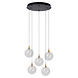 Lucide GISELA - Hanglamp - Ø 48 cm - LED Dimb. - 5x3,8W 2700K - Transparant - Premium Lucide GISELA - Hanglamp - Ø 48 cm - LED Dimb. - 5x3,8W 2700K - Transparant - Premium