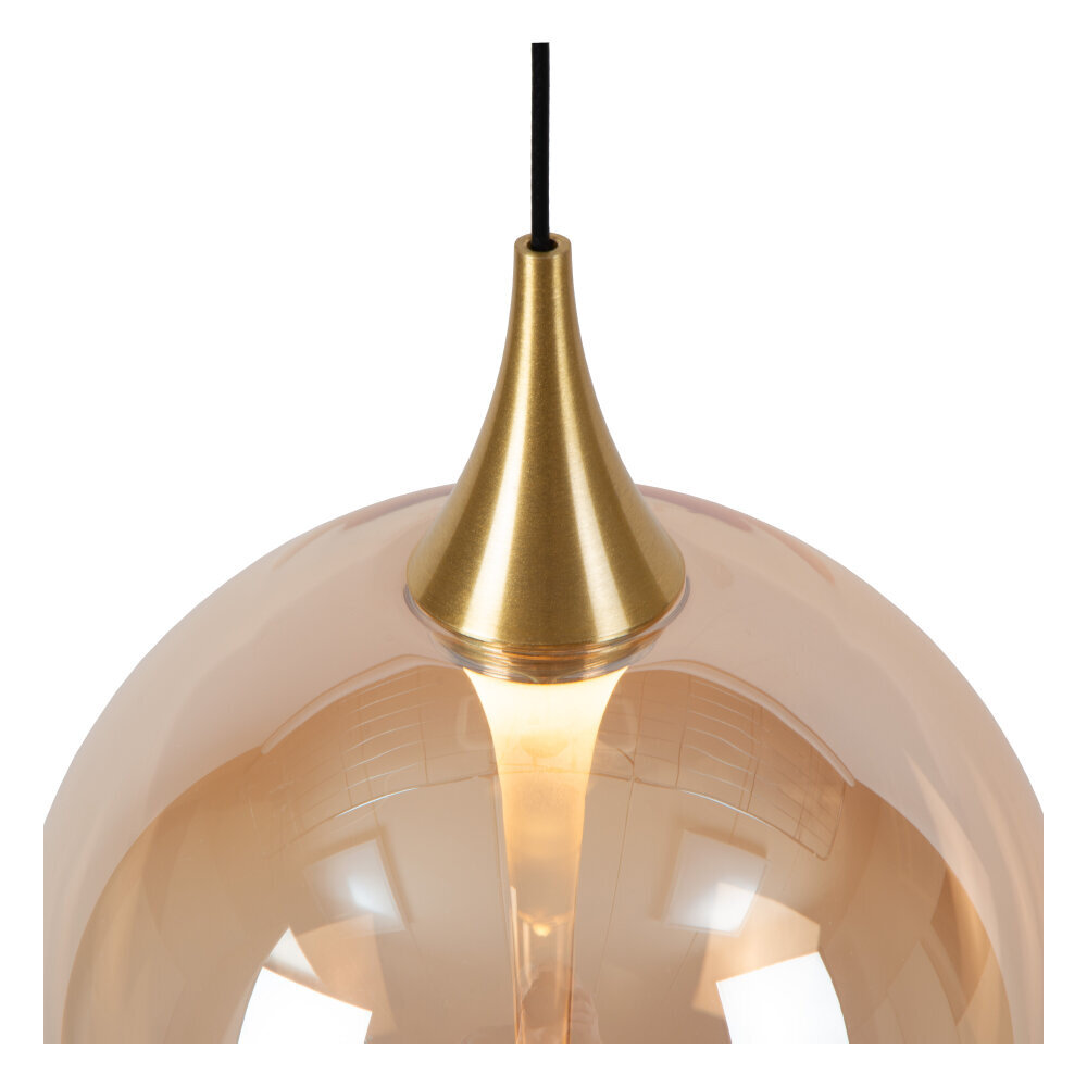 Lucide GISELA - Hanglamp - Ø 36 cm - LED Dimb. - 3x4,3W 2700K - Amber - Premium Lucide GISELA - Hanglamp - Ø 36 cm - LED Dimb. - 3x4,3W 2700K - Amber - Premium