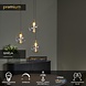 Lucide GISELA - Hanglamp - Ø 36 cm - LED Dimb. - 3x4,3W 2700K - Transparant - Premium Lucide GISELA - Hanglamp - Ø 36 cm - LED Dimb. - 3x4,3W 2700K - Transparant - Premium