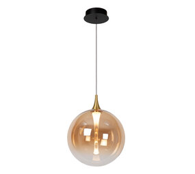 Lucide GISELA - Hanglamp - Ø 30 cm - LED Dimb. - 1x9,4W 2700K - Amber - Premium Lucide GISELA - Hanglamp - Ø 30 cm - LED Dimb. - 1x9,4W 2700K - Amber - Premium