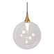 Lucide GISELA - Hanglamp - Ø 16 cm - LED Dimb. - 1x5W 2700K - Transparant - Premium