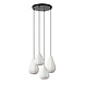 Lucide CINZIA - Hanglamp - Ø 55,5 cm - 4xE27 - Wit Lucide CINZIA - Hanglamp - Ø 55,5 cm - 4xE27 - Wit