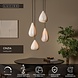 Lucide CINZIA - Hanglamp - Ø 55,5 cm - 4xE27 - Wit Lucide CINZIA - Hanglamp - Ø 55,5 cm - 4xE27 - Wit