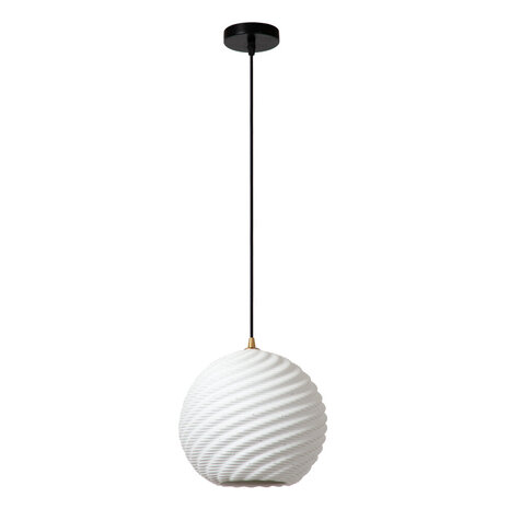 Lucide BINA - Hanglamp - Ø 25 cm - 1xE27 - Wit Lucide BINA - Hanglamp - Ø 25 cm - 1xE27 - Wit