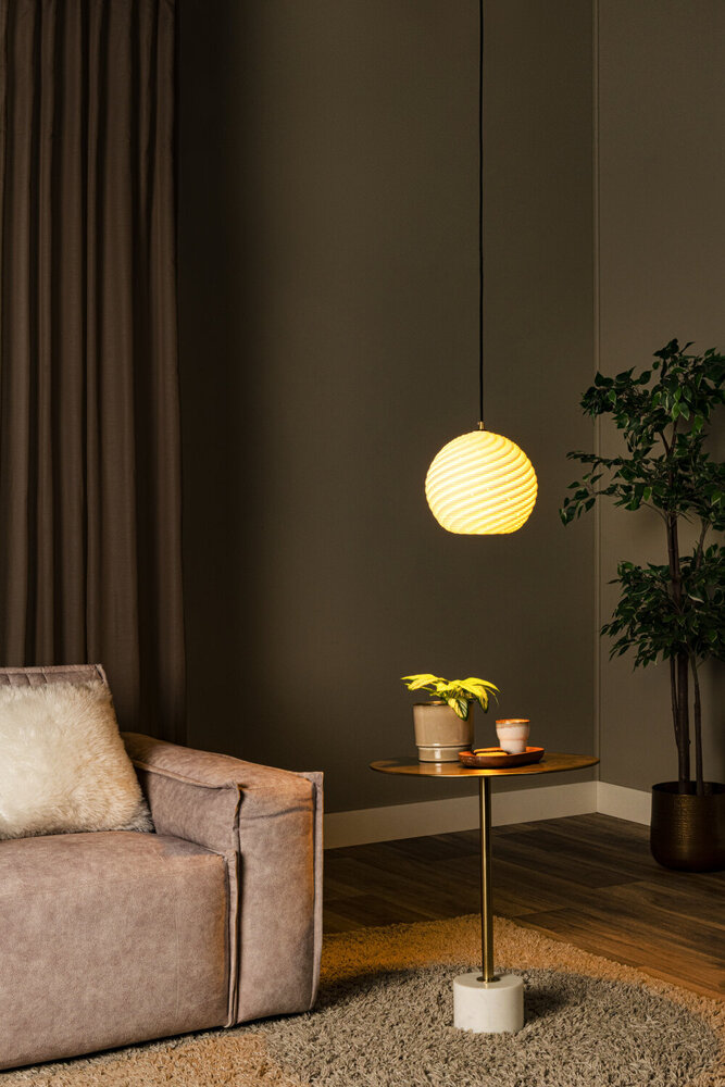 Lucide BINA - Hanglamp - Ø 25 cm - 1xE27 - Wit Lucide BINA - Hanglamp - Ø 25 cm - 1xE27 - Wit