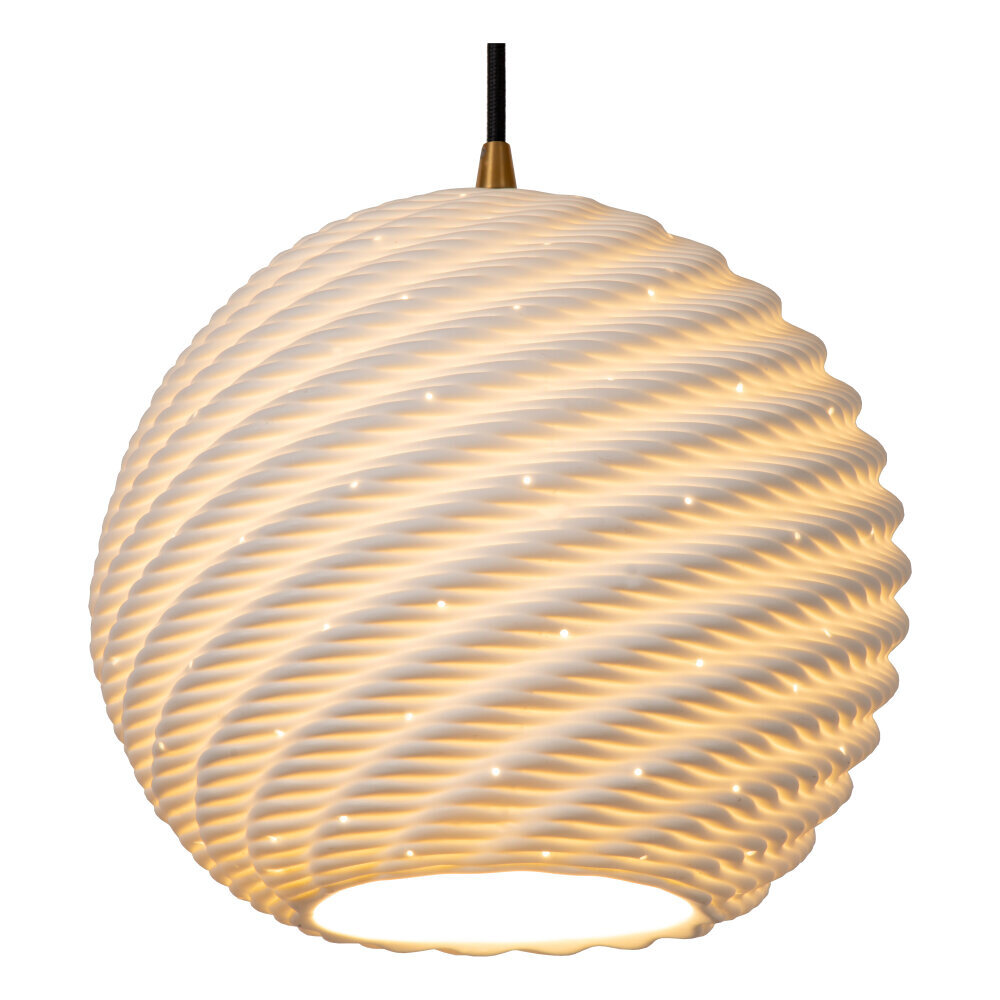 Lucide BINA - Hanglamp - Ø 25 cm - 1xE27 - Wit Lucide BINA - Hanglamp - Ø 25 cm - 1xE27 - Wit