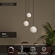 Lucide BINA - Hanglamp - Ø 40 cm - 3xE27 - Wit Lucide BINA - Hanglamp - Ø 40 cm - 3xE27 - Wit