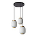 Lucide GOSSE - Hanglamp - 3xE27 - Wit