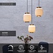 Lucide GOSSE - Hanglamp - 3xE27 - Wit