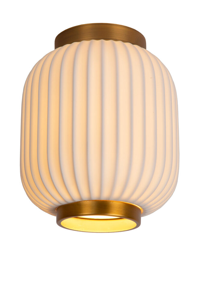 Lucide GOSSE - Plafonnière - Ø 19,5 cm - 1xE27 - Wit Lucide GOSSE - Plafonnière - Ø 19,5 cm - 1xE27 - Wit