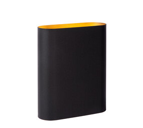 Lucide OVALIS - Wandlamp - 2xE14 - Zwart