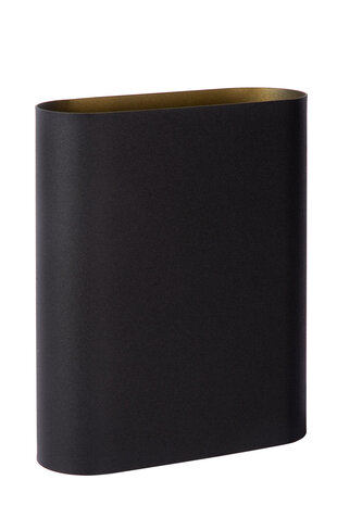 Lucide OVALIS - Wandlamp - 2xE14 - Zwart