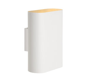 Lucide OVALIS - Wandlamp - 2xE14 - Wit
