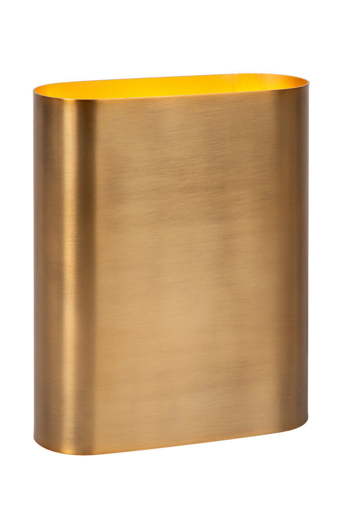 Lucide OVALIS - Wandlamp - 2xE14 - Mat Goud / Messing Lucide OVALIS - Wandlamp - 2xE14 - Mat Goud / Messing