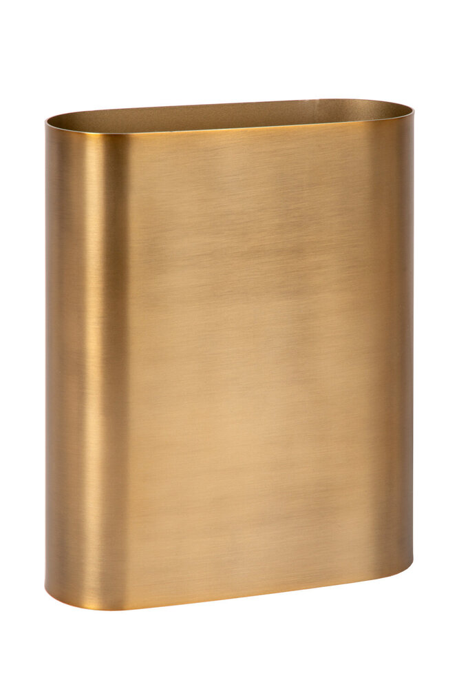 Lucide OVALIS - Wandlamp - 2xE14 - Mat Goud / Messing Lucide OVALIS - Wandlamp - 2xE14 - Mat Goud / Messing