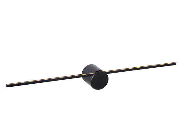 Lucide MIZAR - Wandlamp Badkamer - LED - 1x6W 2700K - IP44 - Zwart Lucide MIZAR - Wandlamp Badkamer - LED - 1x6W 2700K - IP44 - Zwart