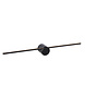 Lucide MIZAR - Wandlamp Badkamer - LED - 1x6W 2700K - IP44 - Zwart Lucide MIZAR - Wandlamp Badkamer - LED - 1x6W 2700K - IP44 - Zwart