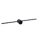 Lucide MIZAR - Wandlamp Badkamer - LED - 1x6W 2700K - IP44 - Zwart Lucide MIZAR - Wandlamp Badkamer - LED - 1x6W 2700K - IP44 - Zwart