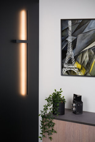 Lucide SEGIN - Wandlamp - LED - 1x10W 2700K - Zwart Lucide SEGIN - Wandlamp - LED - 1x10W 2700K - Zwart