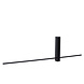 Lucide SEGIN - Wandlamp - LED - 1x6W 2700K - Zwart