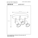 Lucide JASTER-LED - Plafondspot - Ø 20 cm - LED - GU10 (MR16) - 3x5W 2700K - Zwart Lucide JASTER-LED - Plafondspot - Ø 20 cm - LED - GU10 (MR16) - 3x5W 2700K - Zwart