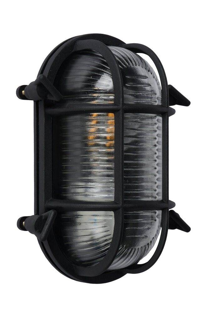 Lucide DUDLEY - Wandlamp Binnen/Buiten - 1xE27 - IP65 - Zwart Lucide DUDLEY - Wandlamp Binnen/Buiten - 1xE27 - IP65 - Zwart