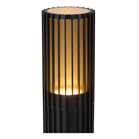 Lucide TIMBALA - Sokkellamp - 1xGU10 (MR16) - IP44 - Zwart - Essential Lucide TIMBALA - Sokkellamp - 1xGU10 (MR16) - IP44 - Zwart - Essential