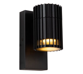 Lucide TIMBALA - Wandspot / Wandlamp Binnen/Buiten - 1xGU10 (MR16) - IP44 - Zwart - Essential Lucide TIMBALA - Wandspot / Wandlamp Binnen/Buiten - 1xGU10 (MR16) - IP44 - Zwart - Essential