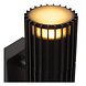 Lucide TIMBALA - Wandspot / Wandlamp Binnen/Buiten - 2xGU10 (MR16) - IP44 - Beweging & dag/nacht sensor - Zwart - Essential