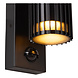 Lucide TIMBALA - Wandspot / Wandlamp Binnen/Buiten - 1xGU10 (MR16) - IP44 - Beweging & dag/nacht sensor - Zwart - Essential Lucide TIMBALA - Wandspot / Wandlamp Binnen/Buiten - 1xGU10 (MR16) - IP44 - Beweging & dag/nacht sensor - Zwart - Essential
