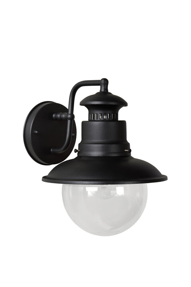 Lucide FIGO - Wandlamp Binnen/Buiten - Ø 21,5 cm - 1xE27 - IP44 - Zwart Lucide FIGO - Wandlamp Binnen/Buiten - Ø 21,5 cm - 1xE27 - IP44 - Zwart