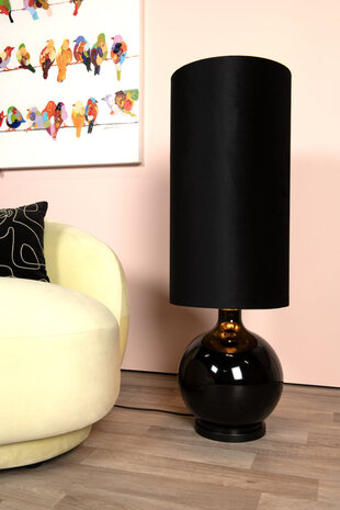 Lucide ESTERAD - Vloerlamp - Ø 34 cm - 1xE27 - Zwart Lucide ESTERAD - Vloerlamp - Ø 34 cm - 1xE27 - Zwart