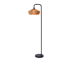 Lucide YUNKAI - Vloerlamp - Ø 40 cm - 1xE27 - Naturel