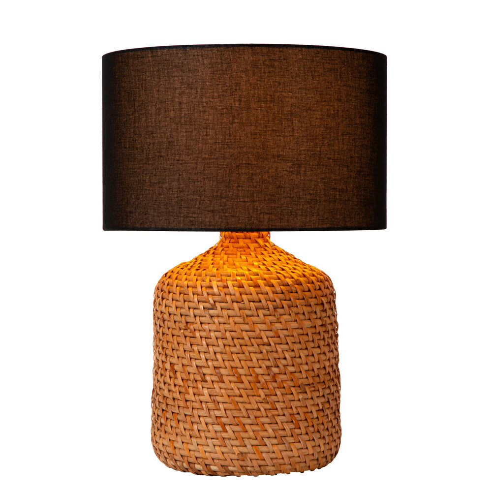 Lucide ARRAH - Tafellamp - Ø 35 cm - 1xE27 - Naturel - Premium