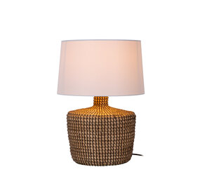 Lucide AMBALA - Tafellamp - Ø 35 cm - 1xE27 - Naturel - Premium