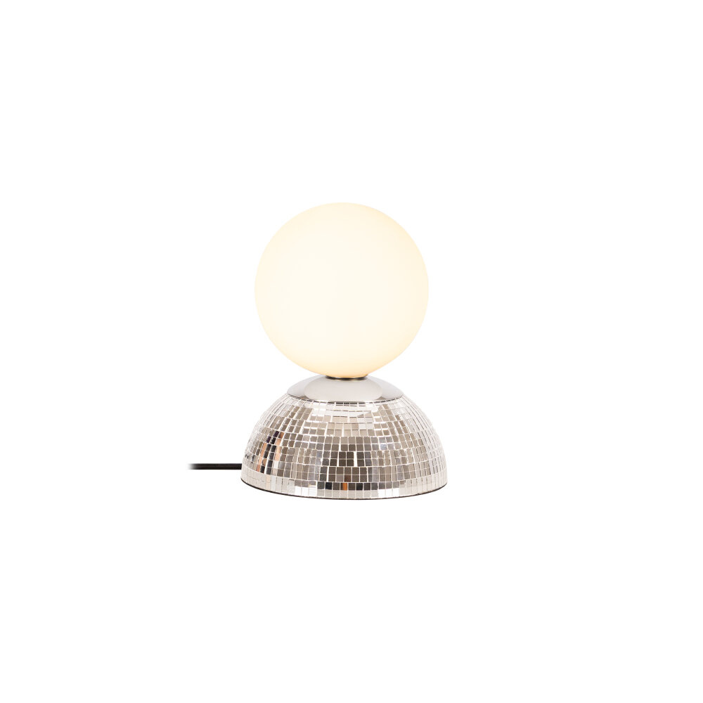 Lucide GLITZER - Tafellamp - Ø 14 cm - 1xG9 - Zilver - Essential