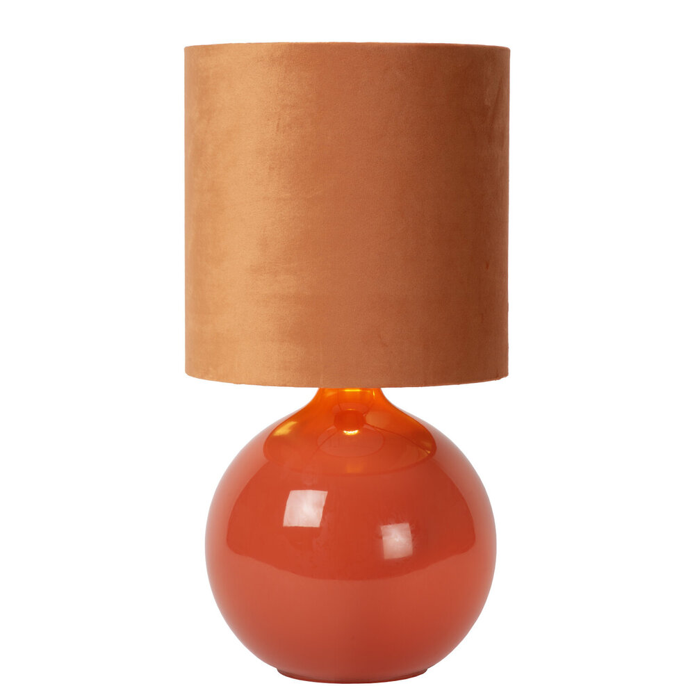 Lucide ESTERAD - Tafellamp - Ø 24 cm - 1xE14 - Oranje