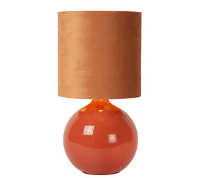 Lucide ESTERAD - Tafellamp - Ø 24 cm - 1xE14 - Oranje