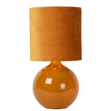 Lucide ESTERAD - Tafellamp - Ø 24 cm - 1xE14 - Okergeel